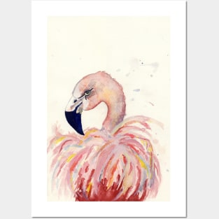 Pink Flamingo Posters and Art